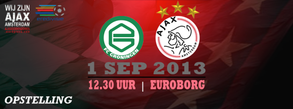 Ajaxgodenzonen Match Preview Groningen opstelling